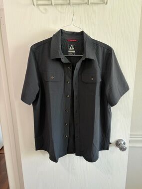 Gerry Weber Short-Sleeve Button-Down Shirt - Black